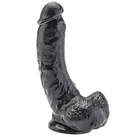 Duże dildo Get Real Black 8'' Duże dildo Get Real Black 8''