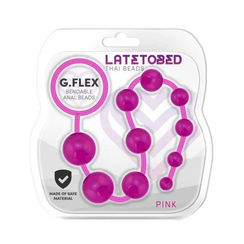 G.Flex żelowy sznur kulek pink G.Flex żelowy sznur kulek pink