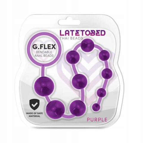 G.Flex żelowy sznur kulek purple G.Flex żelowy sznur kulek purple