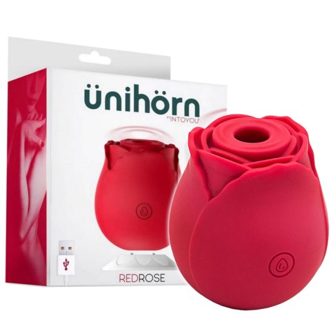 Masażer łechtaczki. Ssąca róża 10 wibracji, ssania. Red Rose Masażer łechtaczki. Ssąca róża 10 wibracji, ssania. Red Rose
