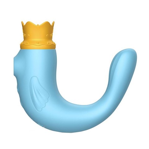Masażer z wibracjami do łechtaczki, seks oralny, ssie. Royal Blue Masażer z wibracjami do łechtaczki, seks oralny, ssie. Royal Blue