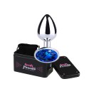 Metal Butt Plug Blue rozmiar S Metal Butt Plug Blue rozmiar S