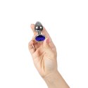 Metal Butt Plug Blue rozmiar S Metal Butt Plug Blue rozmiar S