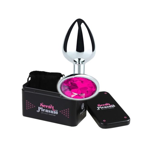 Metal Butt Plug Fuchsia rozmiar S Metal Butt Plug Fuchsia rozmiar S