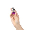 Metal Butt Plug Fuchsia rozmiar S Metal Butt Plug Fuchsia rozmiar S