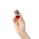 Metal Butt Plug Red rozmiar S