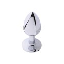 Metal Butt Plug Red rozmiar S