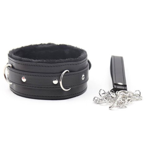 Obroża z smyczą Collar With Metal Leash Obroża z smyczą Collar With Metal Leash