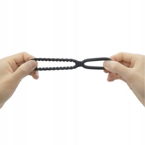 Pierścień na penisa i jądra, podwójny Dual Ring. Silikonowy Pierścień na penisa i jądra, podwójny Dual Ring. Silikonowy