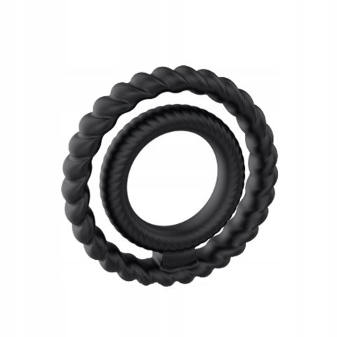 Pierścień na penisa i jądra, podwójny Dual Ring. Silikonowy Pierścień na penisa i jądra, podwójny Dual Ring. Silikonowy