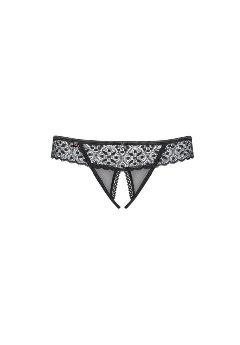 Shibu stringi otwarte czarne L/XL Shibu stringi otwarte czarne L/XL