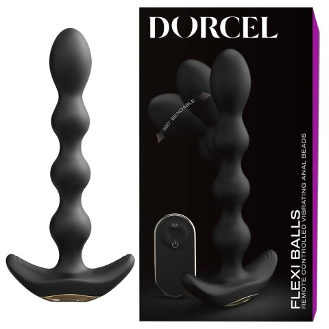 Sonda analna kulkowa z wibracjami. Silikonowa Flexi Balls Sonda analna kulkowa z wibracjami. Silikonowa Flexi Balls