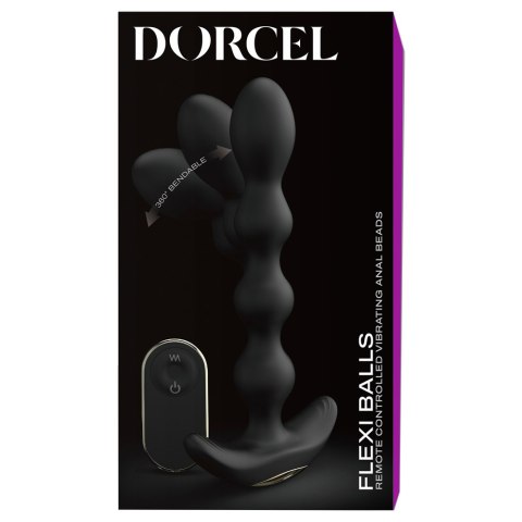 Sonda analna kulkowa z wibracjami. Silikonowa Flexi Balls Sonda analna kulkowa z wibracjami. Silikonowa Flexi Balls