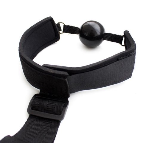 Uprząż z kneblem Gag Ball With Hand Cuff Uprząż z kneblem Gag Ball With Hand Cuff