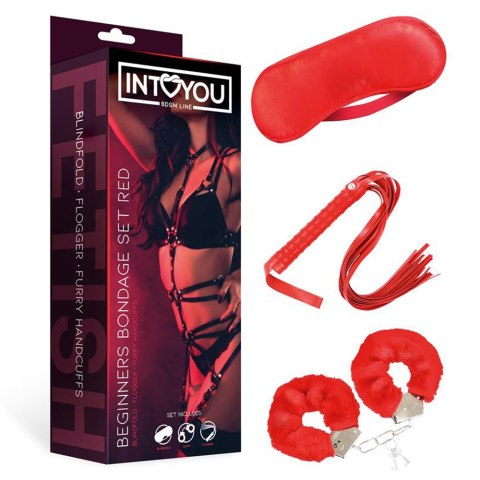 Zestaw Begginers Bbondage Set Red Zestaw Begginers Bbondage Set Red