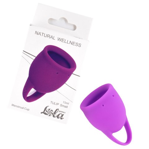 Kubeczek menstruacyjny z silikonu z pętelką. Idealny na basen Tulip 15 Kubeczek menstruacyjny z silikonu z pętelką. Idealny na basen Tulip 15