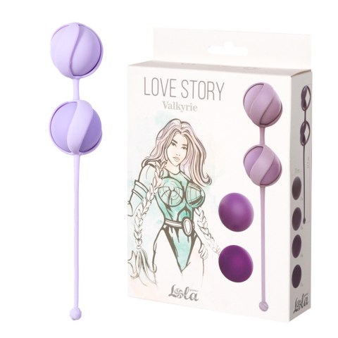 Kulki do pochwy, mięśnie Kegla. 4 kuleczki o różnej wadze. Valkyrie Purple Kulki do pochwy, mięśnie Kegla. 4 kuleczki o różnej wadze. Valkyrie Purple