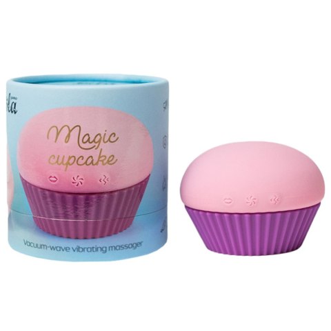Masażer intymny dla kobiet z wibracjami i ssaniem. Magic Cupcake