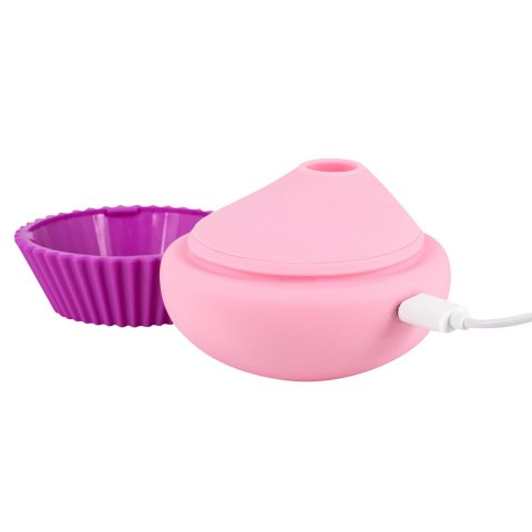 Masażer intymny dla kobiet z wibracjami i ssaniem. Magic Cupcake Masażer intymny dla kobiet z wibracjami i ssaniem. Magic Cupcake