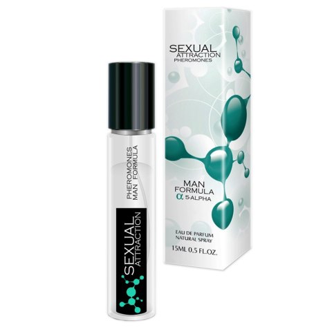 Męski zapach na kobiety. Feromony na randkę. Sexual Attraction Man 15 ml. Męski zapach na kobiety. Feromony na randkę. Sexual Attraction Man 15 ml.