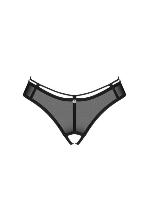 Otwarte czarne stringi Roxelia od Obsessive rozmiar XL/2XL Otwarte czarne stringi Roxelia od Obsessive rozmiar XL/2XL