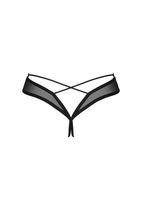 Prześwitujące, czarne stringi Roxelia M/L od Obsessive. Prześwitujące, czarne stringi Roxelia M/L od Obsessive.
