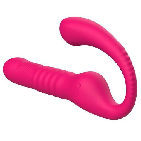 Silikonowy strap-on z wibracjami i pulsacjami. Mocna stymulacja. Silikonowy strap-on z wibracjami i pulsacjami. Mocna stymulacja.