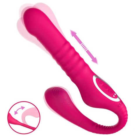 Silikonowy strap-on z wibracjami i pulsacjami. Mocna stymulacja. Silikonowy strap-on z wibracjami i pulsacjami. Mocna stymulacja.