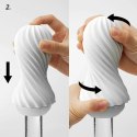 Tenga™ – Flex Fizzy Green | Spiralny Masturbator Wielokrotnego Użytku