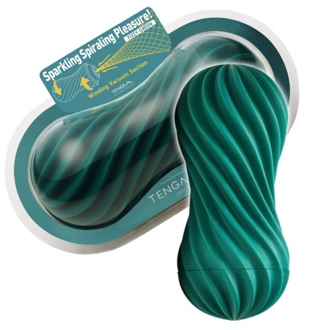 Tenga™ – Flex Fizzy Green | Spiralny Masturbator Wielokrotnego Użytku Tenga™ – Flex Fizzy Green | Spiralny Masturbator Wielokrotnego Użytku