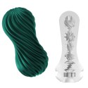 Tenga™ – Flex Fizzy Green | Spiralny Masturbator Wielokrotnego Użytku