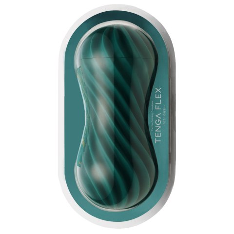 Tenga™ – Flex Fizzy Green | Spiralny Masturbator Wielokrotnego Użytku Tenga™ – Flex Fizzy Green | Spiralny Masturbator Wielokrotnego Użytku