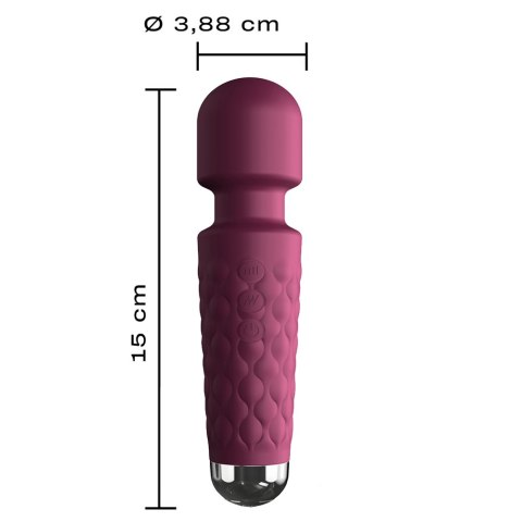 Wibrator typu wand. Mocne pobudzenie. Mini Wanderful Plum Wibrator typu wand. Mocne pobudzenie. Mini Wanderful Plum
