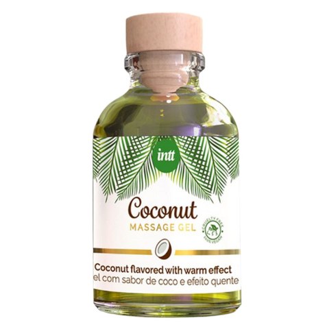 Żel do masażu i seksu oralnego. Massage Gel Coconut Vegan 30 ml. Żel do masażu i seksu oralnego. Massage Gel Coconut Vegan 30 ml.