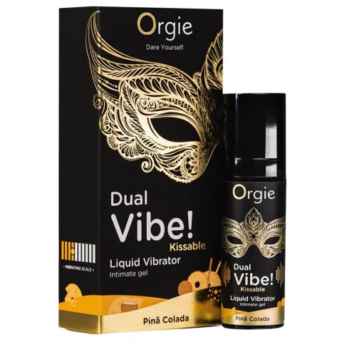 Żel intymny Dual Vibe Kissable Pina Colada. Żel wibrujący i stymulujący. Żel intymny Dual Vibe Kissable Pina Colada. Żel wibrujący i stymulujący.