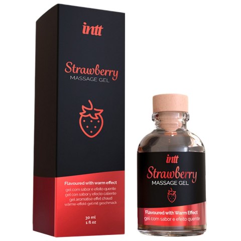 Żel rozgrzewający dla kobiet i mężczyzn, truskawkowy - Strawberry Massage Gel. Żel rozgrzewający dla kobiet i mężczyzn, truskawkowy - Strawberry Massage Gel.