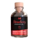 Żel rozgrzewający dla kobiet i mężczyzn, truskawkowy - Strawberry Massage Gel. Żel rozgrzewający dla kobiet i mężczyzn, truskawkowy - Strawberry Massage Gel.