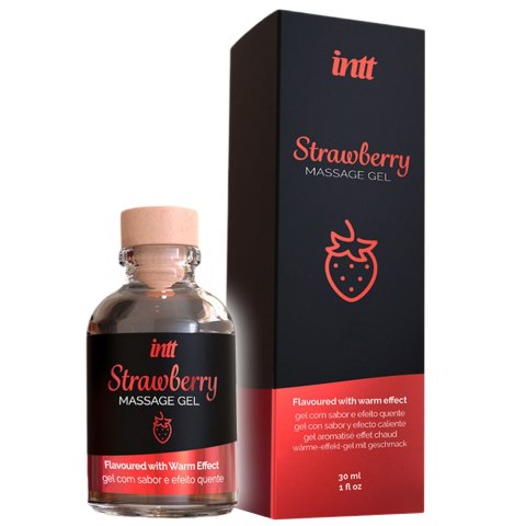 Żel rozgrzewający dla kobiet i mężczyzn, truskawkowy - Strawberry Massage Gel. Żel rozgrzewający dla kobiet i mężczyzn, truskawkowy - Strawberry Massage Gel.