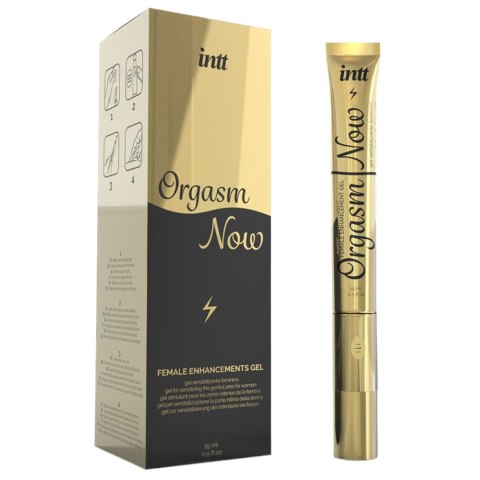 Żel stymulujący łechtaczkę z końcówką z wibracjami. Orgasm Now. Żel stymulujący łechtaczkę z końcówką z wibracjami. Orgasm Now.