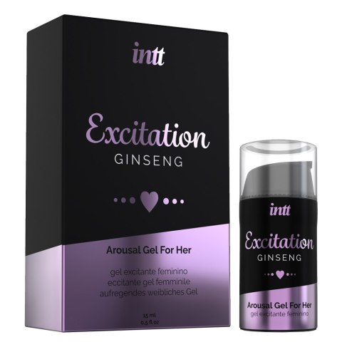 Żel zwiększający chęć na seks. Stymuluję łechtaczkę i pochwę. Excitation Ginseng. Żel zwiększający chęć na seks. Stymuluję łechtaczkę i pochwę. Excitation Ginseng.