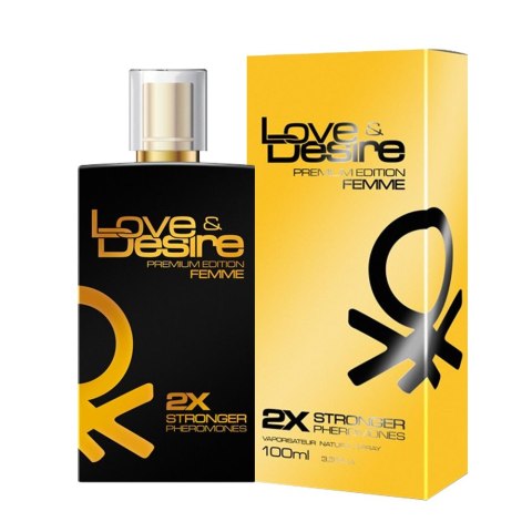 Zmysłowy zapach podkreślający kobiecość. Perfumy dla kobiet Love&Desire Gold 100 ml. Zmysłowy zapach podkreślający kobiecość. Perfumy dla kobiet Love&Desire Gold 100 ml.
