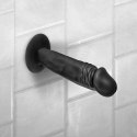 Dildo na przyssawce, kształt penisa z żyłami, realistyczny. Zack 16 cm