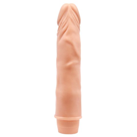 Dildo, penis z wibracjami dla kobiet 21 cm. Zasilany bateriami. Cielisty Dildo, penis z wibracjami dla kobiet 21 cm. Zasilany bateriami. Cielisty