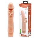 Dildo z wibracjami, realistyczny kształt penisa. Stymulacja pochwy. Dybbuk