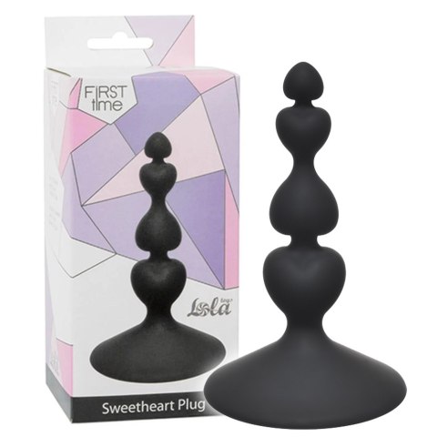 Korek analny dla początkujących, stopniowane rozmiary serc Sweetheart Plug Korek analny dla początkujących, stopniowane rozmiary serc Sweetheart Plug