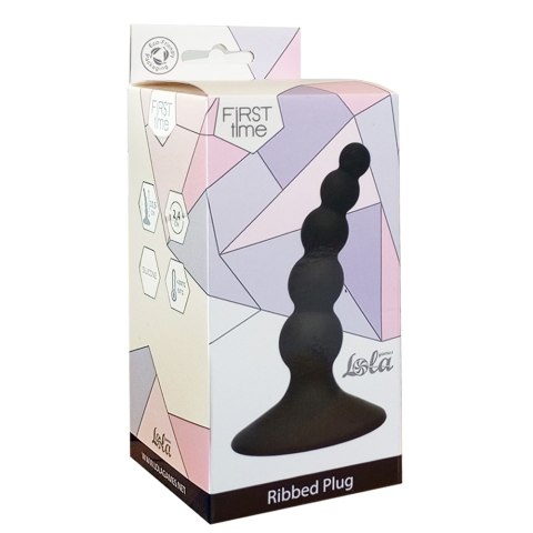 Korek analny na przyssawce. 5 kulek stymulujących. Ribbed Plug Korek analny na przyssawce. 5 kulek stymulujących. Ribbed Plug