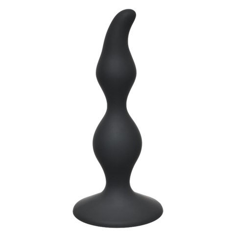 Korek analny na przyssawce, silikonowy. Curved Anal Plug Korek analny na przyssawce, silikonowy. Curved Anal Plug