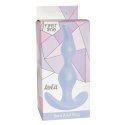 Korek analny z wypustkami, wtyczka do pupy, niebieski. Bent Anal Plug