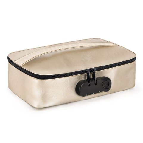 Kuferek na akcesoria erotyczne. Zamykany na szyfr Discreet Box Luxury Gold Kuferek na akcesoria erotyczne. Zamykany na szyfr Discreet Box Luxury Gold