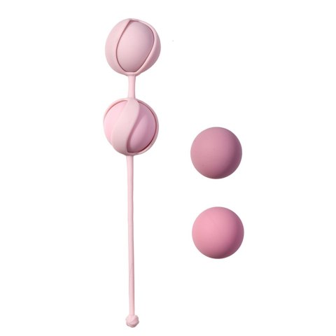 Kulki dopochwowe do stymulacji 4 sztuki, z ciężarkami. Valkyrie Pink Kulki dopochwowe do stymulacji 4 sztuki, z ciężarkami. Valkyrie Pink